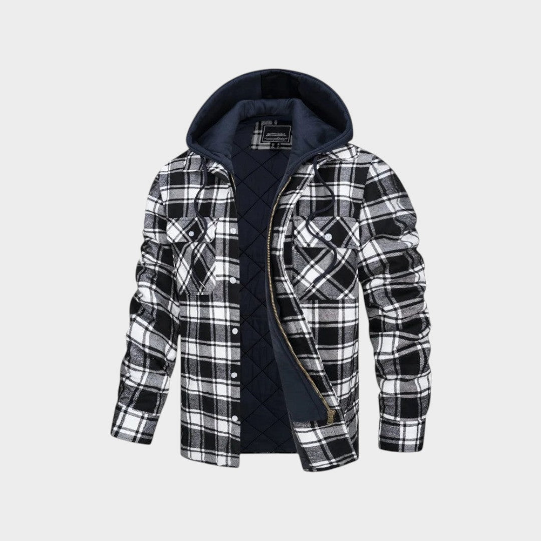 Tadeáš | Casaco masculino quente em mistura premium de lã