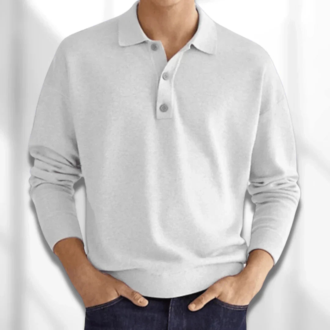 Marek – Pullover de Malha com Manga Longa
