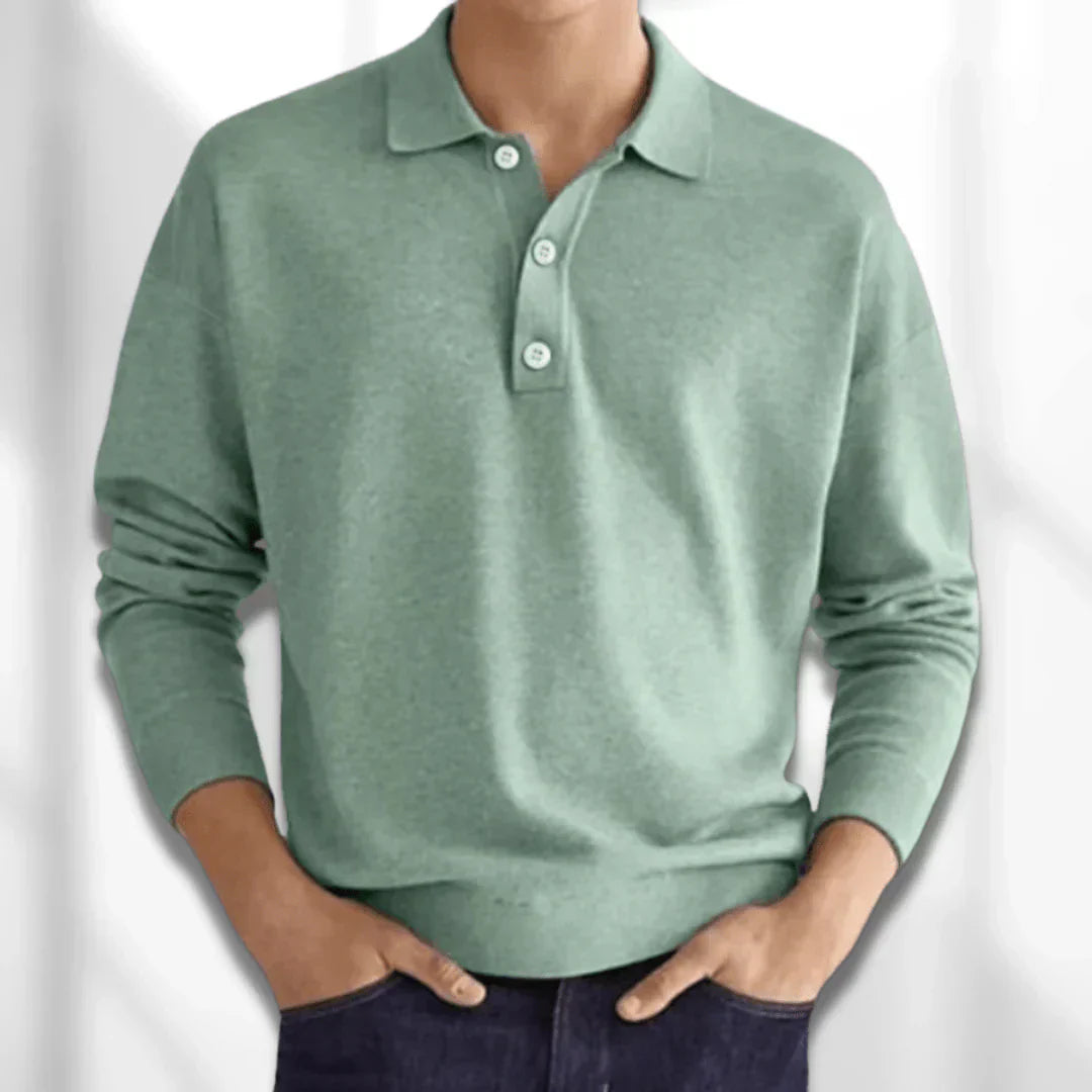 Marek – Pullover de Malha com Manga Longa