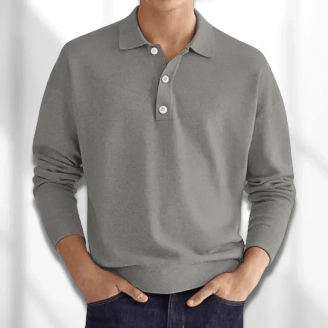 Marek – Pullover de Malha com Manga Longa