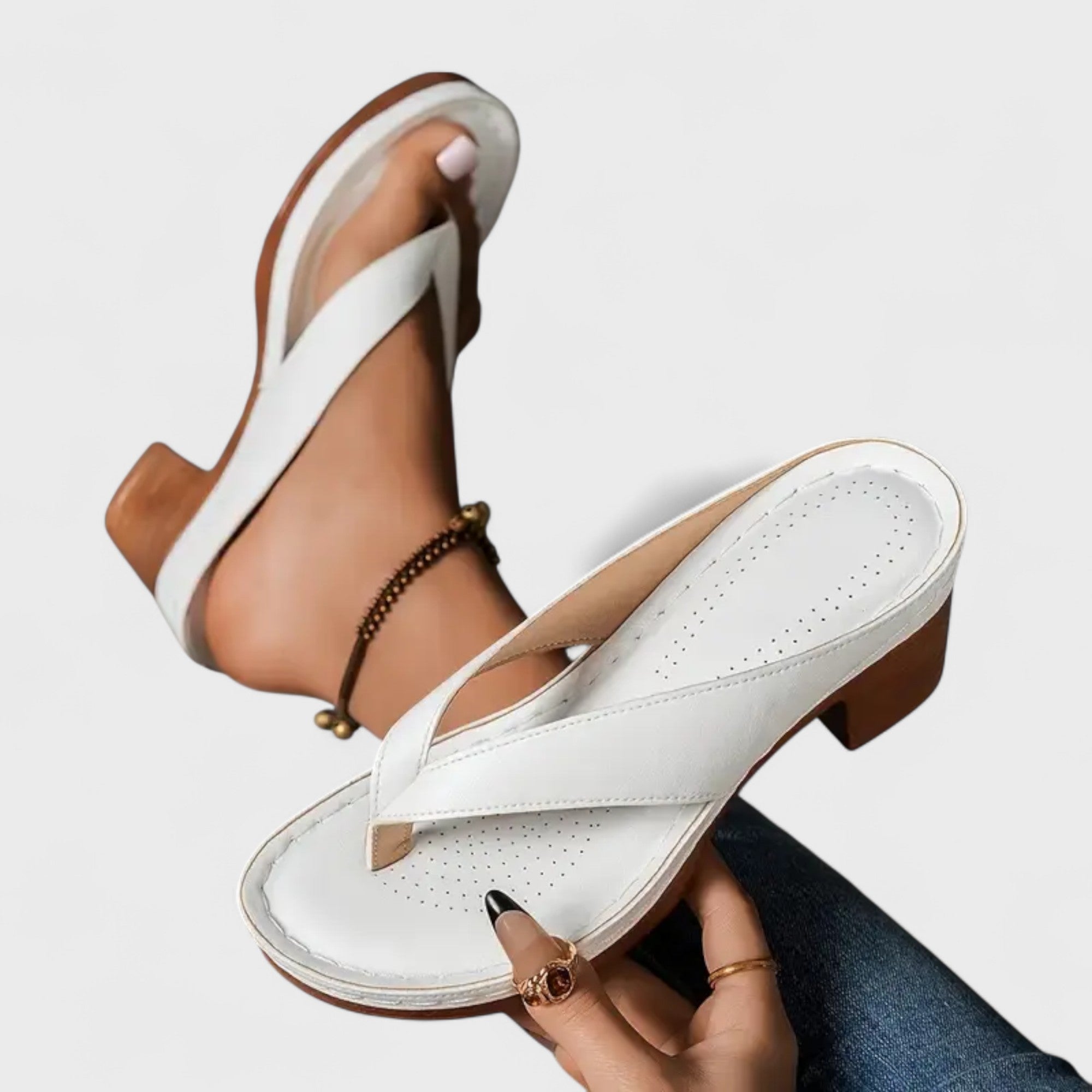 Petra - Pantufas ortopédicas com saltos