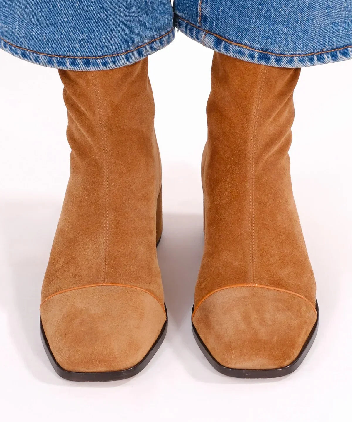 Lily - Botas de tornozelo de camurça elegantes