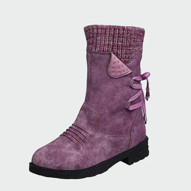 Veronika – Botas de Camurça Estilosas