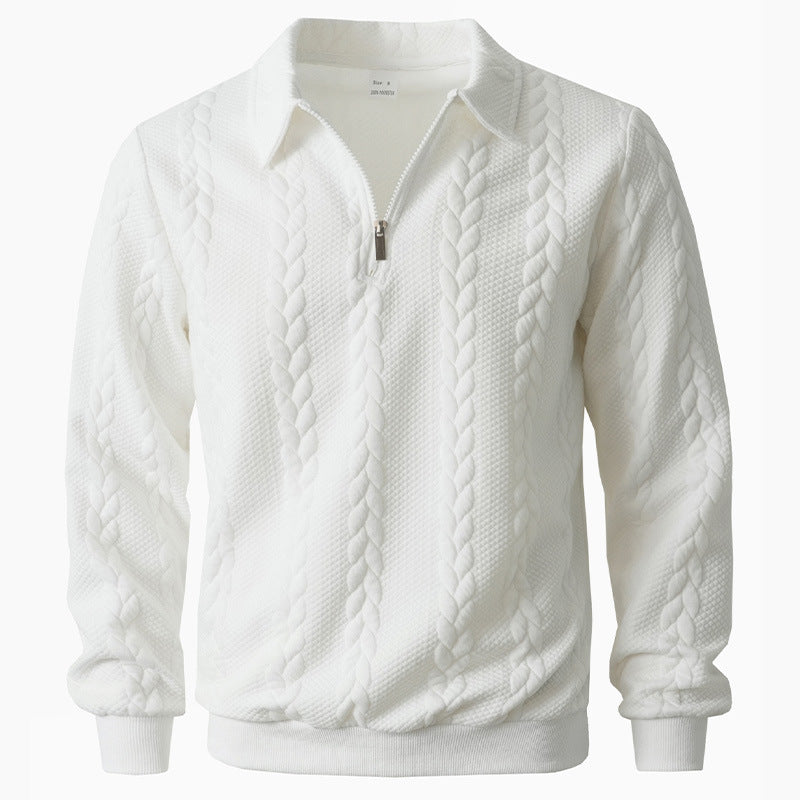 Rossi – Camisa polo italiana com fecho de quarto
