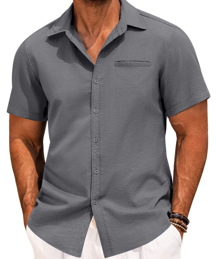 Tomáš – Camisa Masculina de Manga Curta