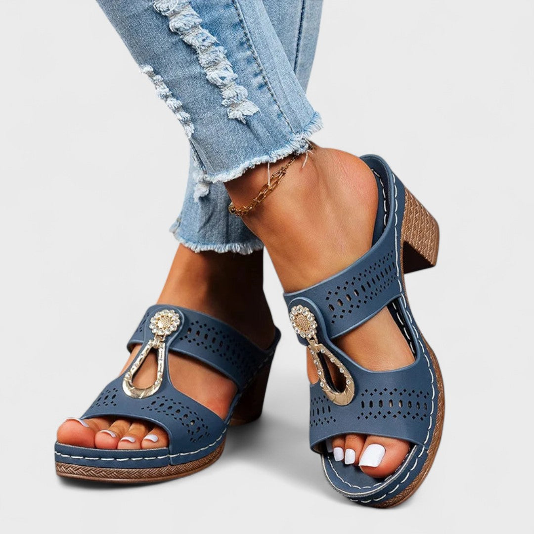 Vlasta - Sandálias Ortopédicas Elegantes e Confortáveis