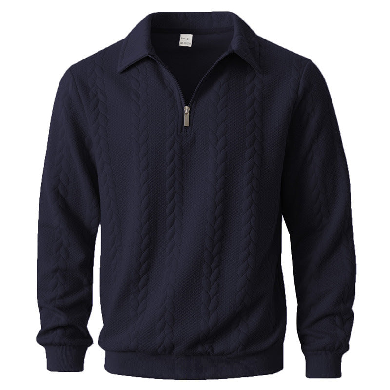 Rossi – Camisa polo italiana com fecho de quarto