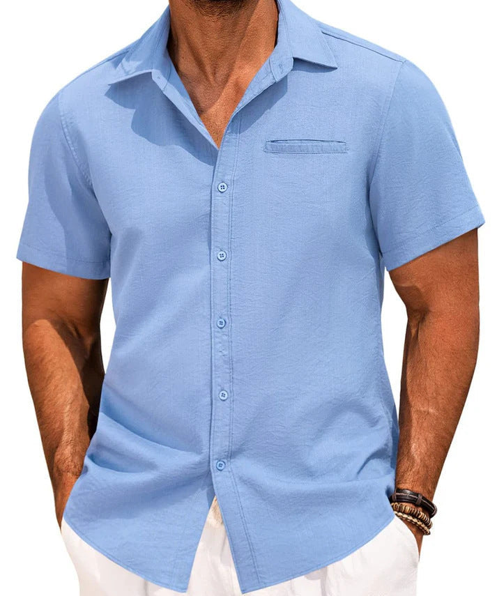 Tomáš – Camisa Masculina de Manga Curta