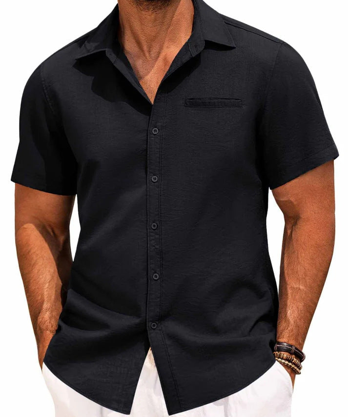 Tomáš – Camisa Masculina de Manga Curta