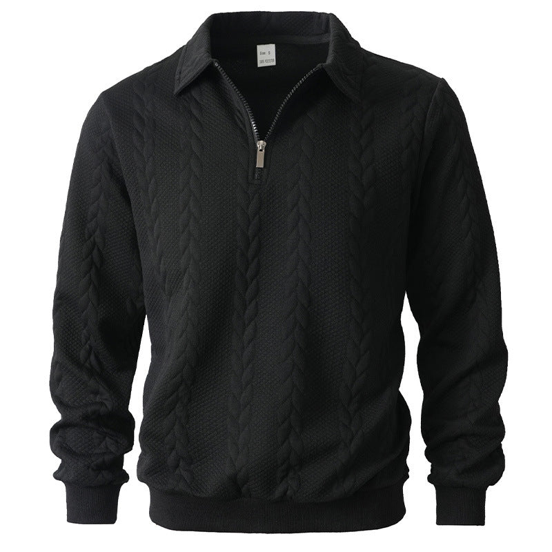 Rossi – Camisa polo italiana com fecho de quarto