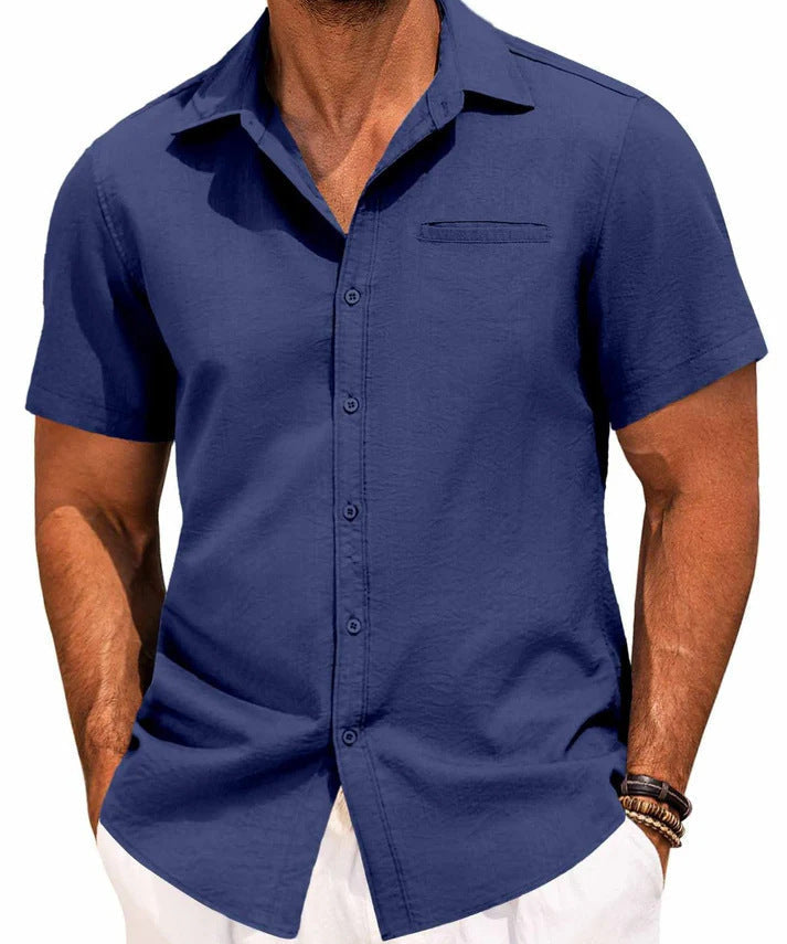 Tomáš – Camisa Masculina de Manga Curta