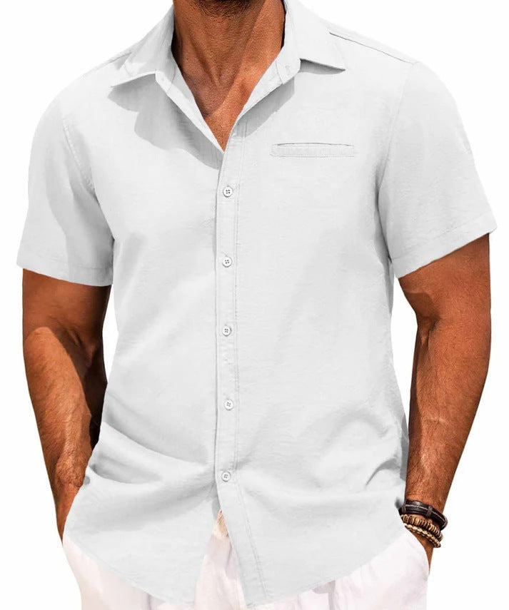 Tomáš – Camisa Masculina de Manga Curta