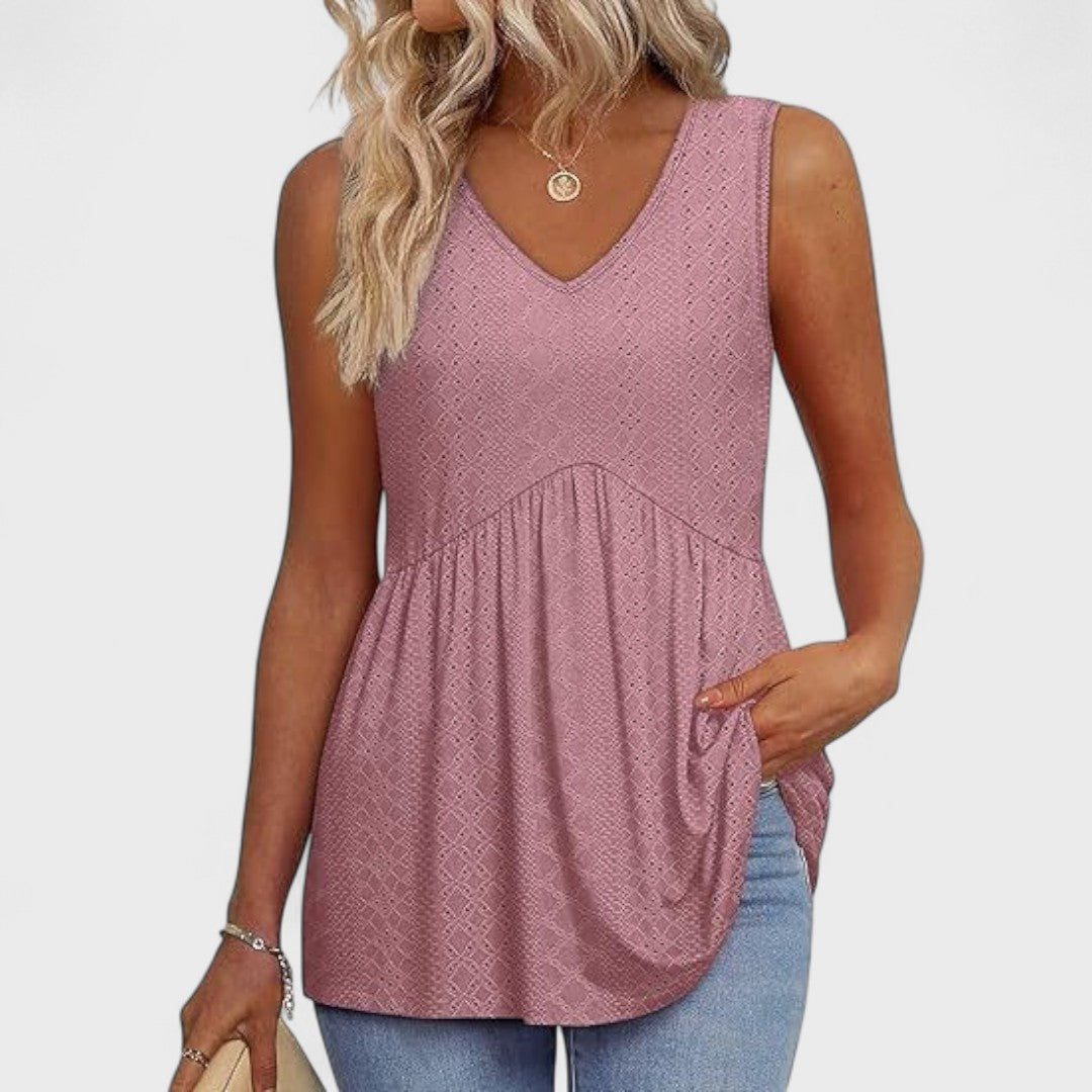 Elenor - Top Casual Elegante para o Dia-a-Dia