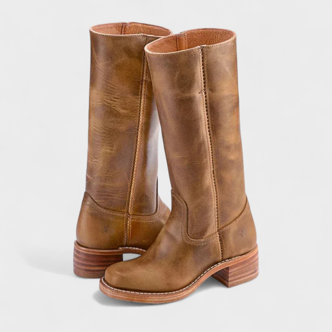 Anna – Botas de Montaria Clássicas de Cano Alto