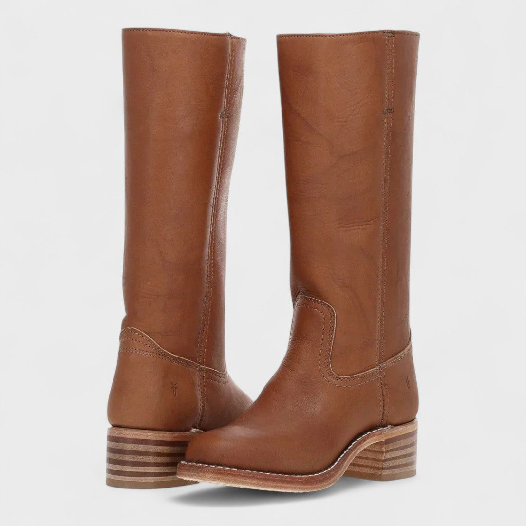 Anna – Botas de Montaria Clássicas de Cano Alto