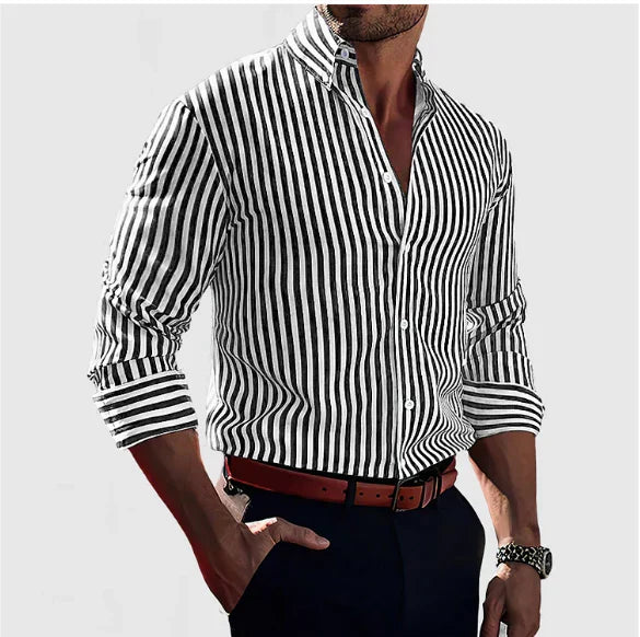 Tomáš – Camisa de Homem Listrada