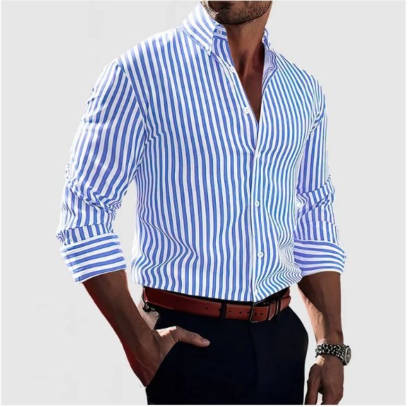 Tomáš – Camisa de Homem Listrada