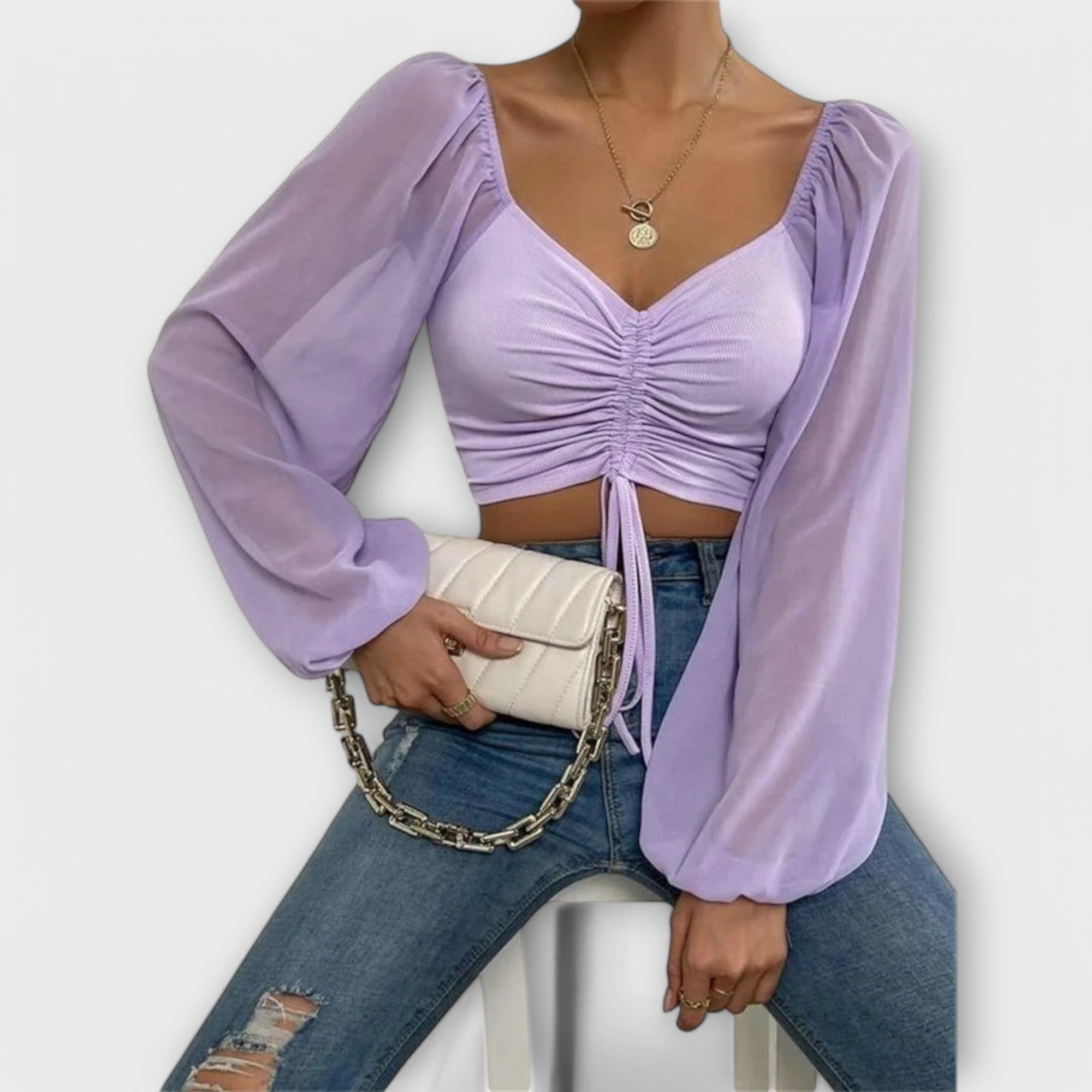 Jacqueline - Blusa de noite universal