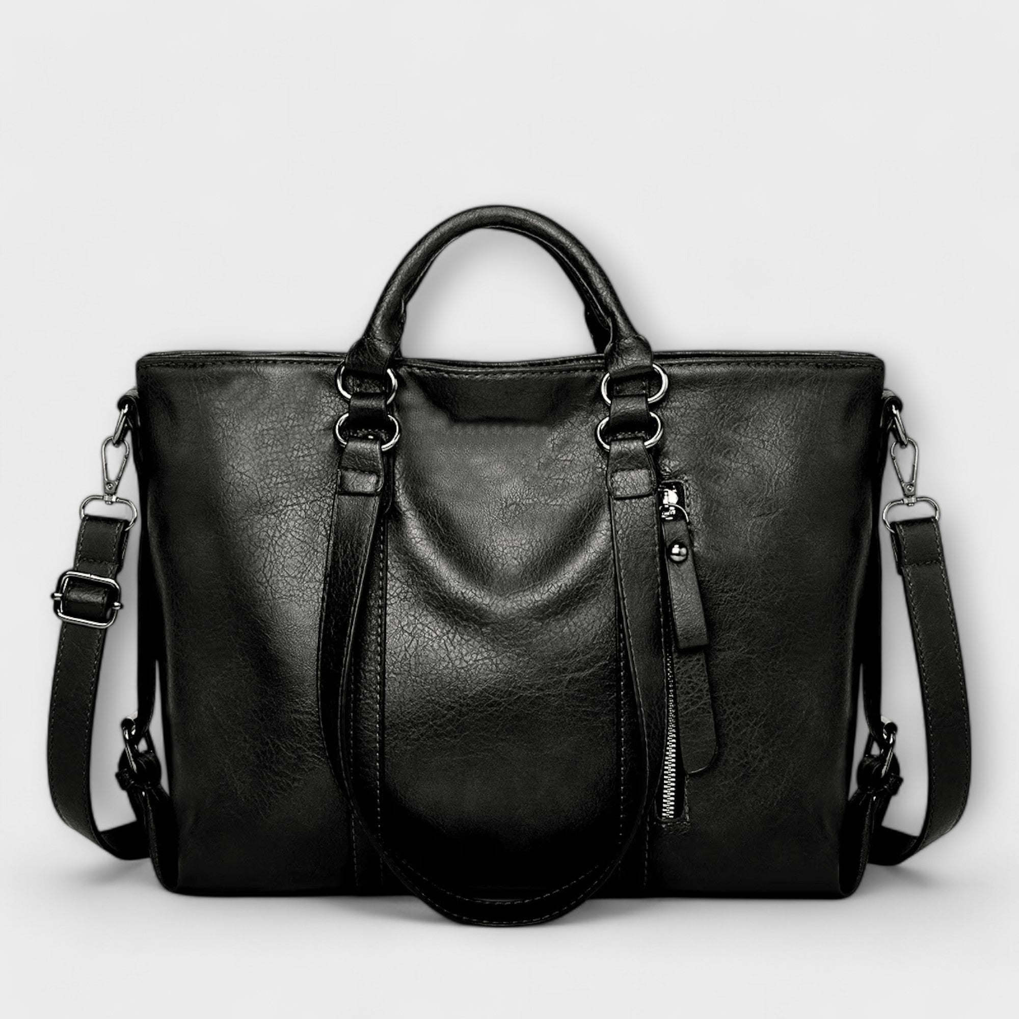 Cécile. - Grande bolsa de couro