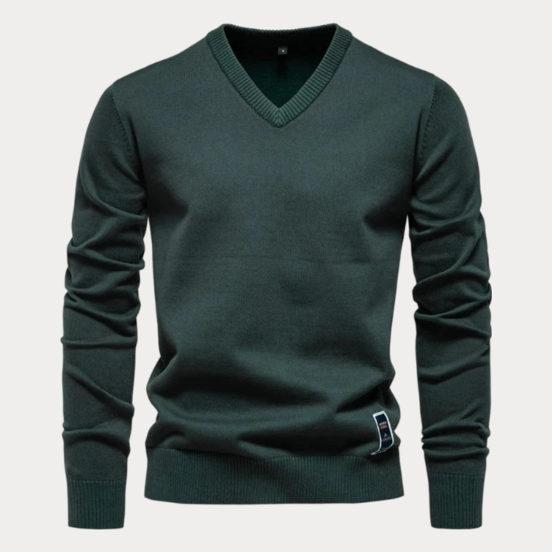 Lukáš – Pulôver Masculino com Decote em V
