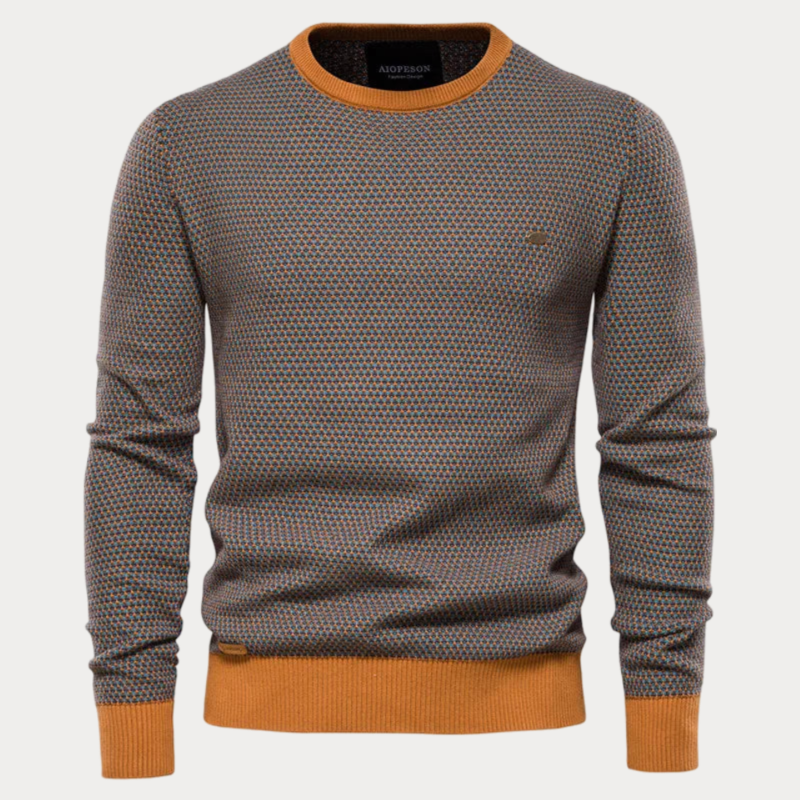Tomáš – Suéter de Malha com Recortes para Homens