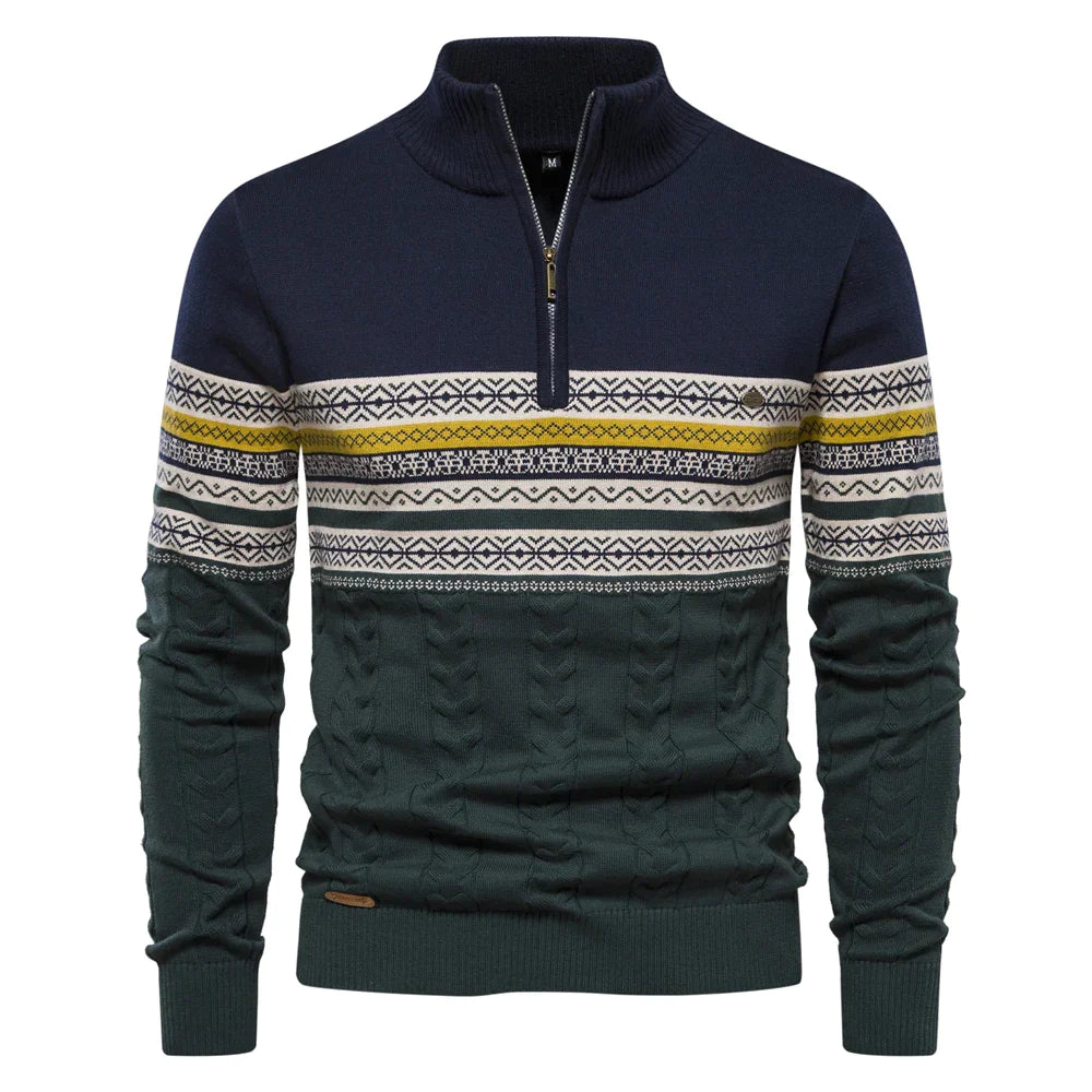 Tomáš – Pullover com Gola Polo para Homens
