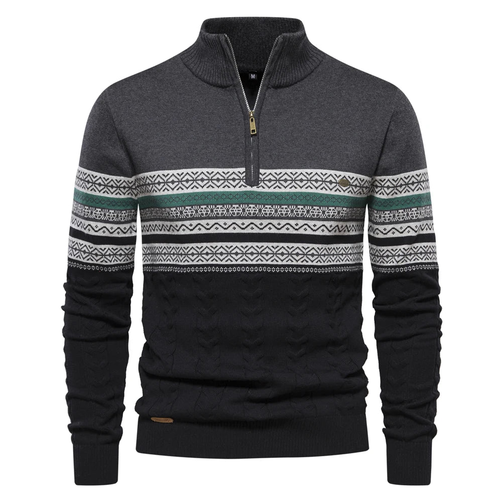 Tomáš – Pullover com Gola Polo para Homens