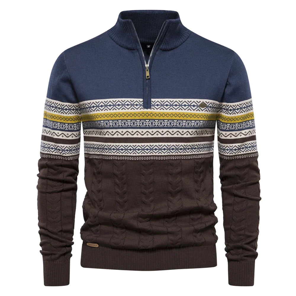 Tomáš – Pullover com Gola Polo para Homens