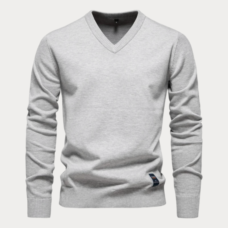 Lukáš – Pulôver Masculino com Decote em V