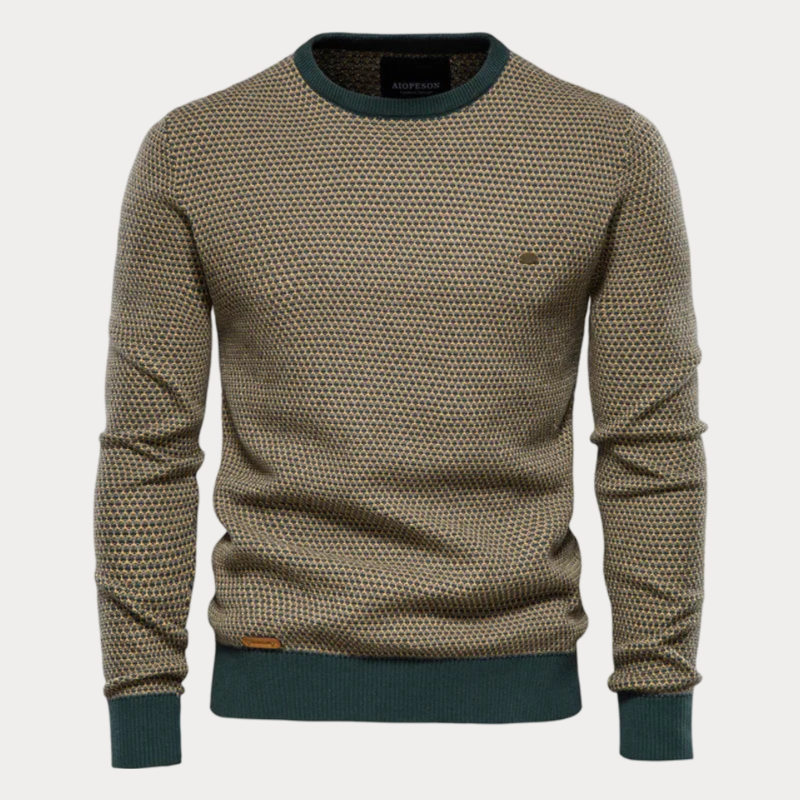 Tomáš – Suéter de Malha com Recortes para Homens