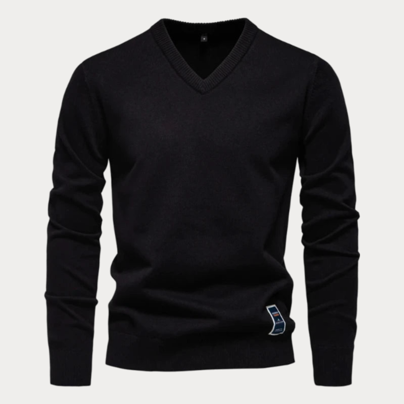 Lukáš – Pulôver Masculino com Decote em V