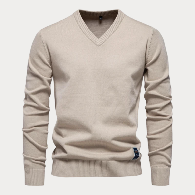Lukáš – Pulôver Masculino com Decote em V
