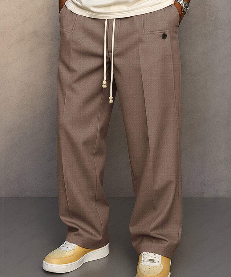 Daniel – Calças urbanas confortáveis com cordão