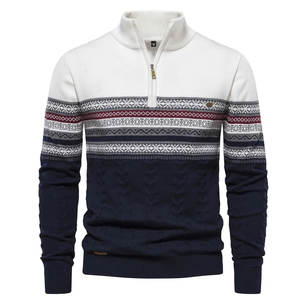 Tomáš – Pullover com Gola Polo para Homens