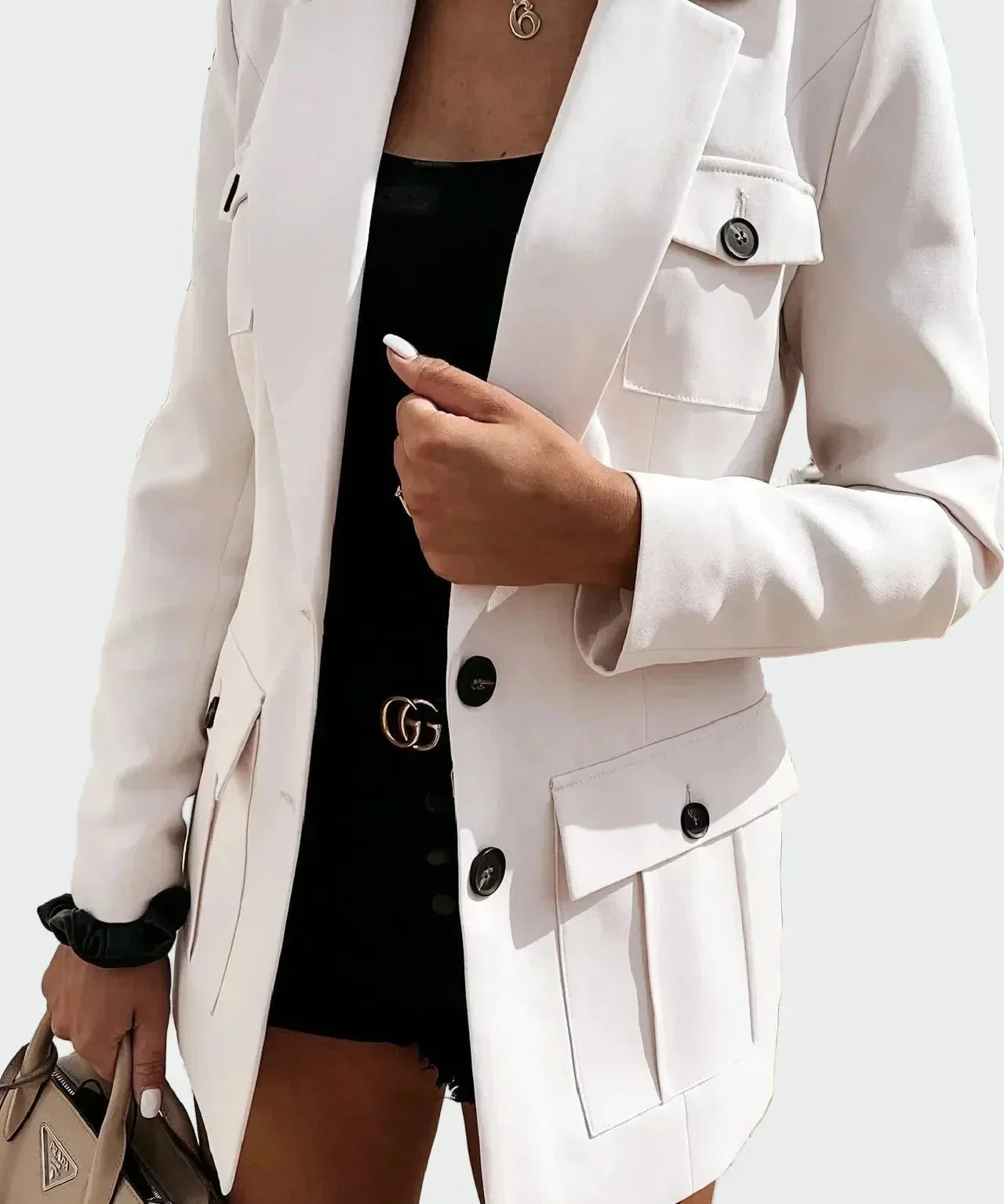 Stela - Saco em corte elegante