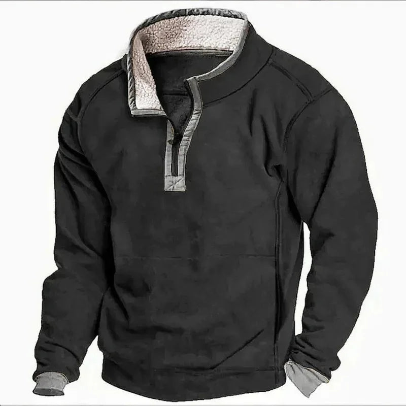 Ondřej - Sweater de Inverno Confortável com Zíper