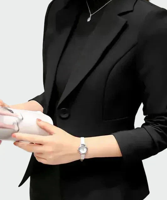 Leontýna - Blazer com corte ideal