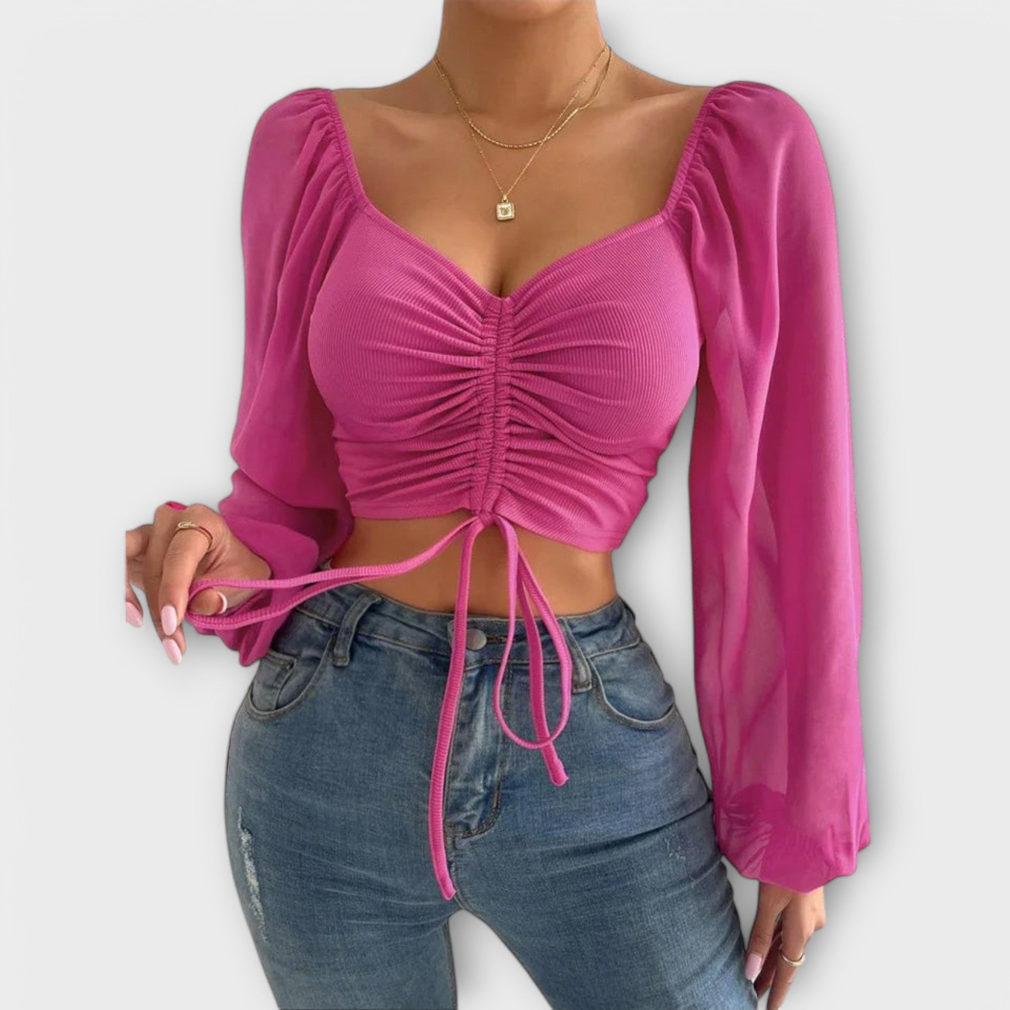 Jacqueline - Blusa de noite universal