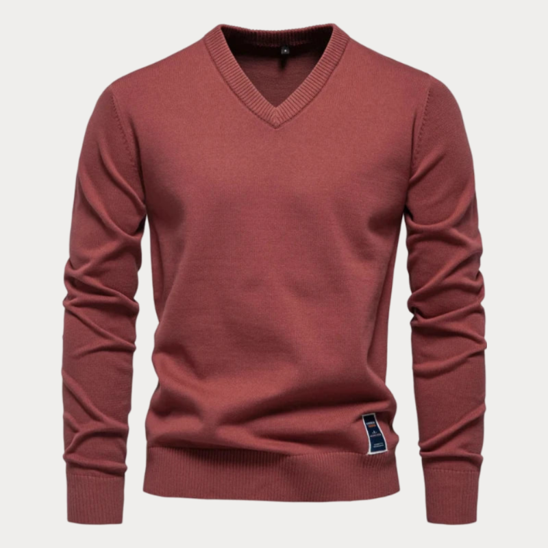 Lukáš – Pulôver Masculino com Decote em V