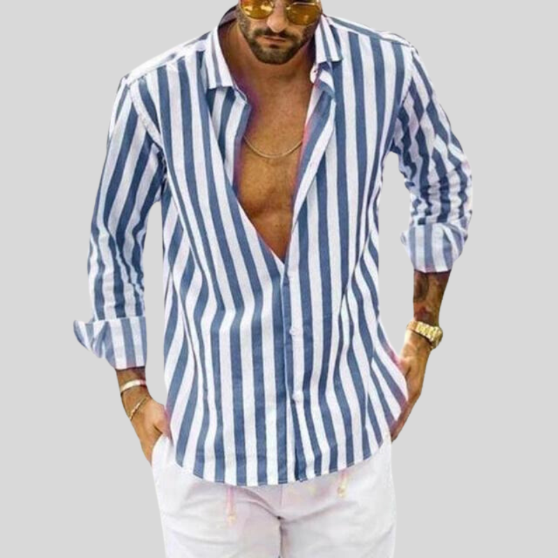 Tomáš – Camisa Listrada para Homens