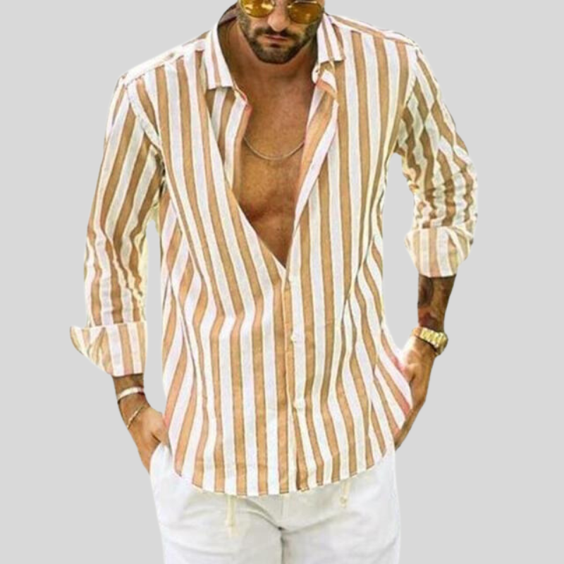 Tomáš – Camisa Listrada para Homens