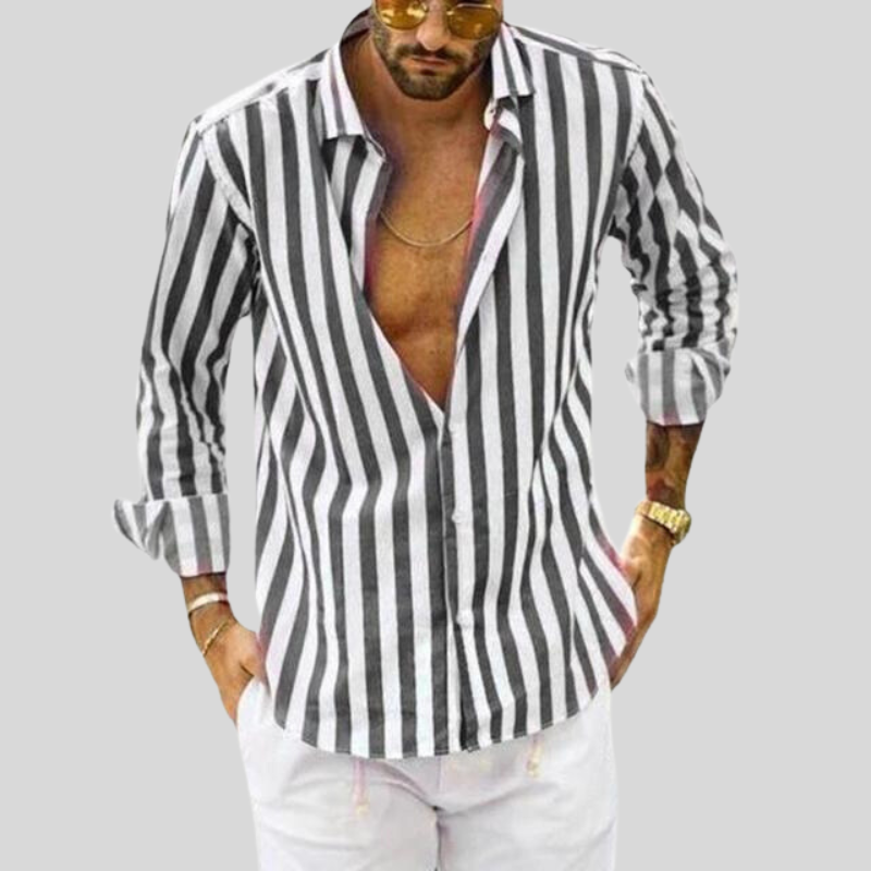 Tomáš – Camisa Listrada para Homens