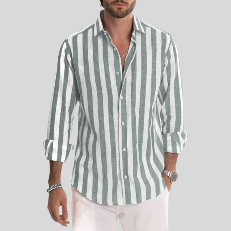 Tomáš – Camisa Listrada para Homens