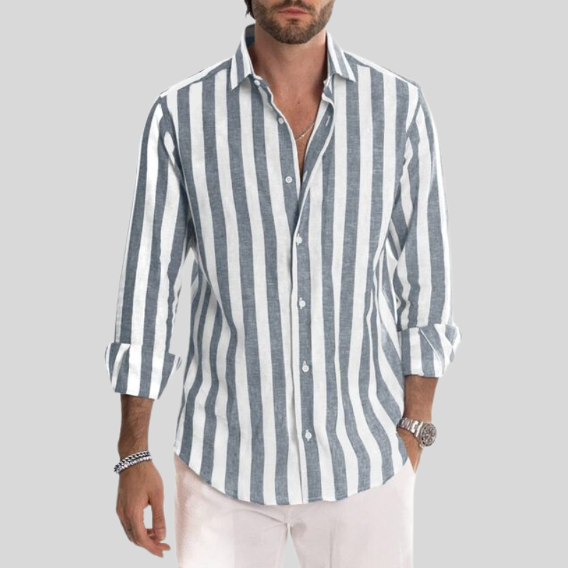 Tomáš – Camisa Listrada para Homens