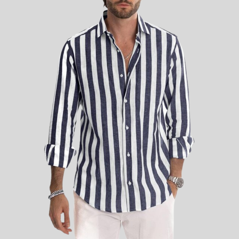 Tomáš – Camisa Listrada para Homens