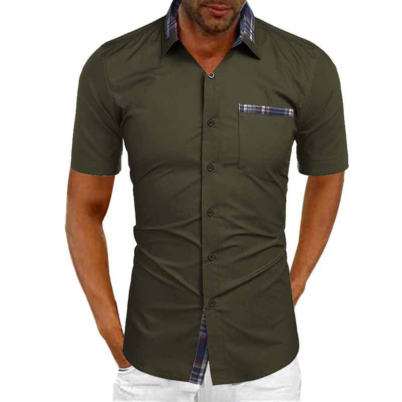 Tomáš – Camisa Clássica Masculina de Manga Curta