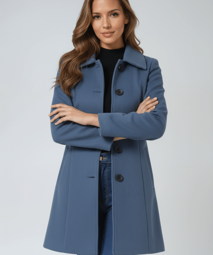 Dominika | Casaco de Inverno Feminino com Um Botão