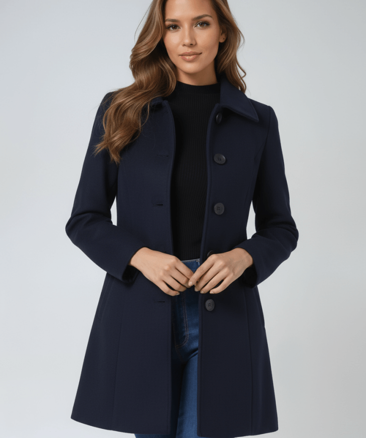 Dominika | Casaco de Inverno Feminino com Um Botão