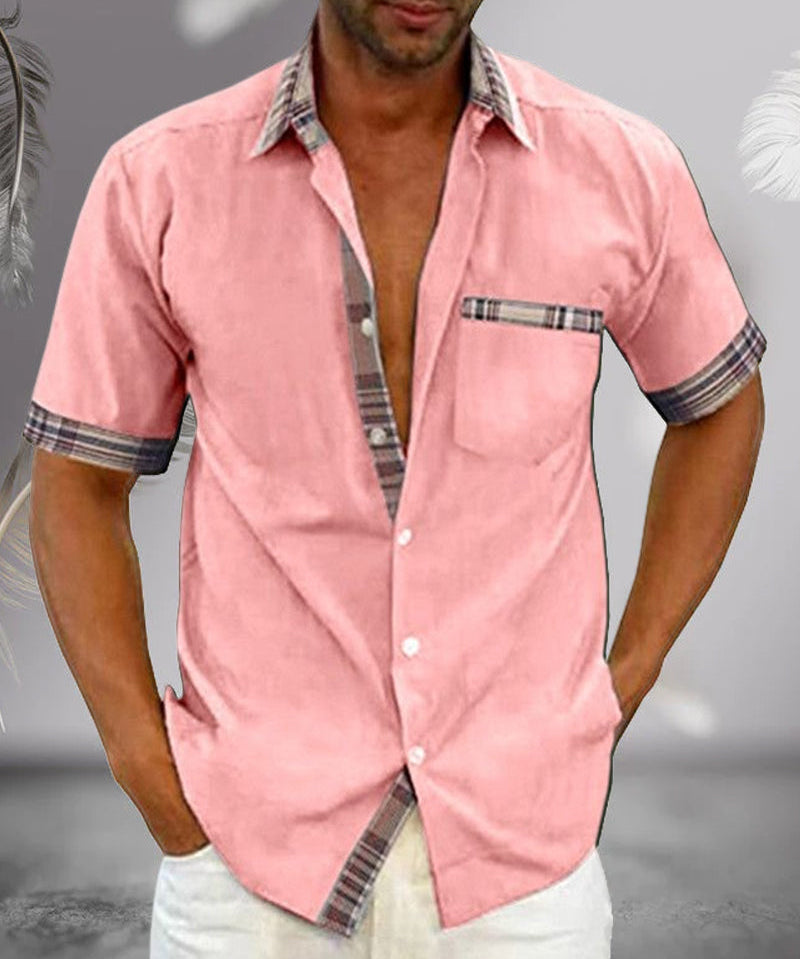 Tomáš – Camisa Clássica Masculina de Manga Curta