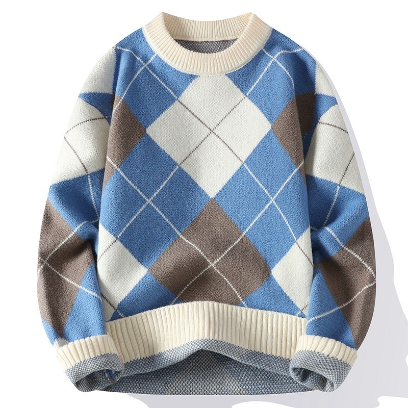 Tomáš – Sweater de Malha às Riscas para Homens